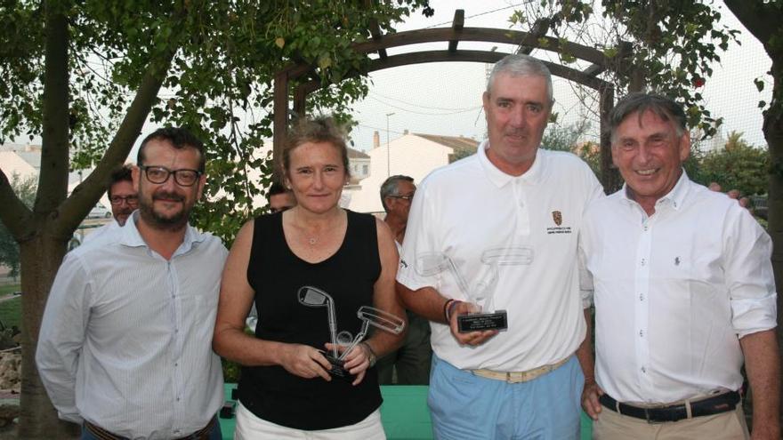 Remedios Viviente y Andrés Pintado, los campeones.