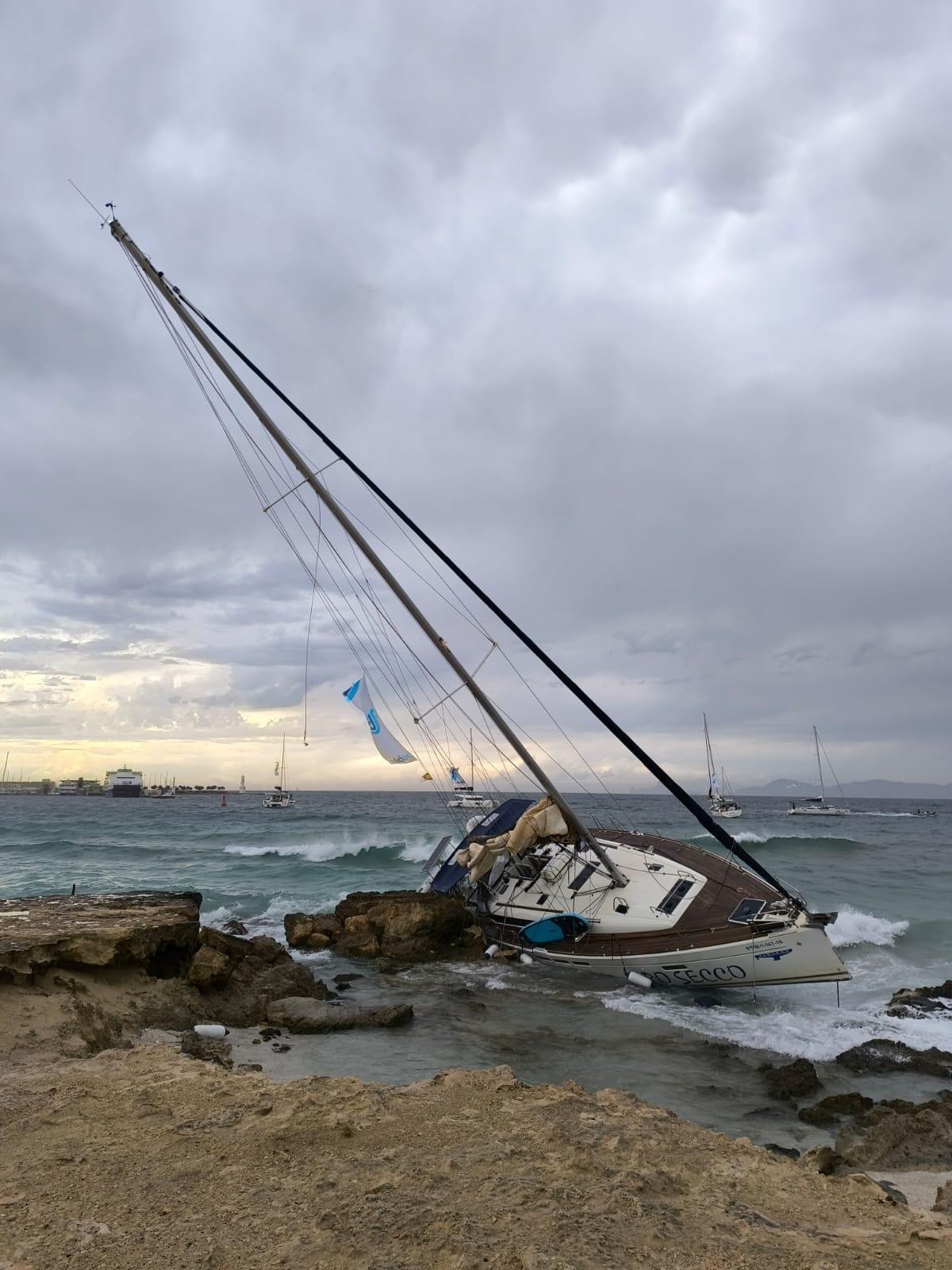 La DANA golpea con fuerza Formentera