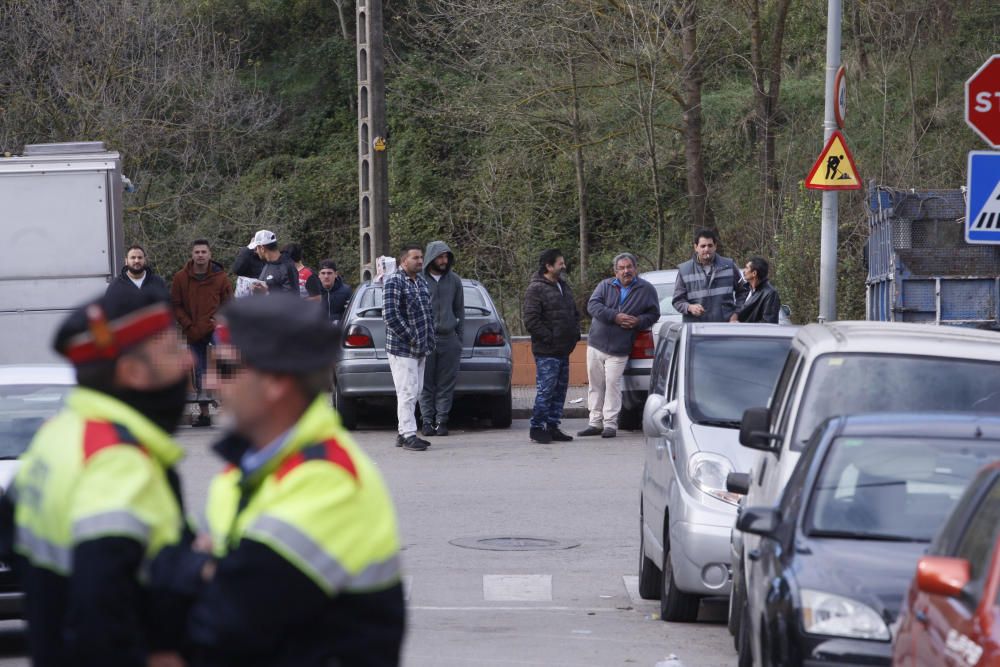 El dispositiu contra el frau elèctric s'ha fet en diversos blocs de pisos del barri de Font de la Pólvora de Girona