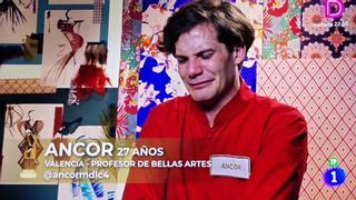 Las redes arden tras la expulsión del valenciano Ancor de 'Maestros de la Costura'