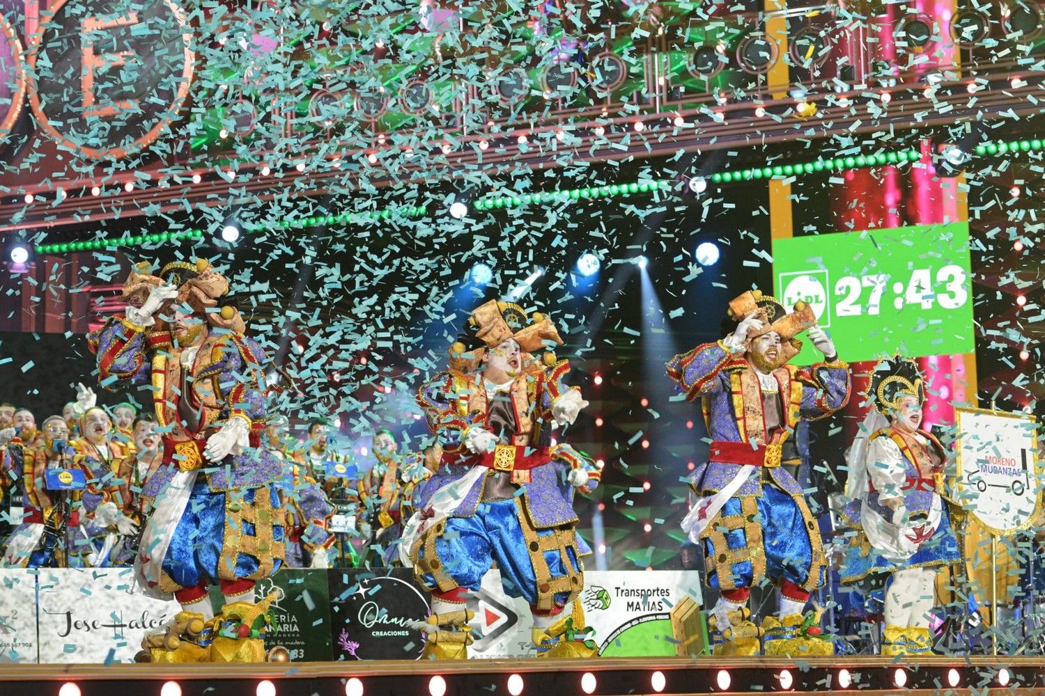 Los Majaderos, en su actuación en la segunda fase del certamen.