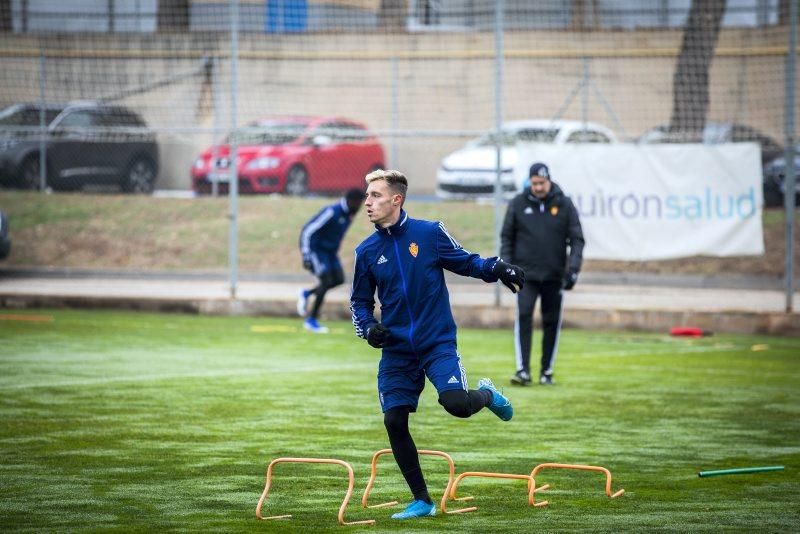 Entrenamiento del Real Zaragoza de hoy 30 de diciembre