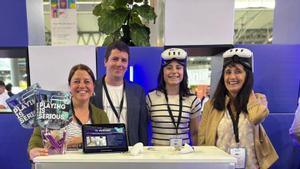 Parte del equipo de Virmedex, con la directora de la empresa, Daniela Tost, a la derecha