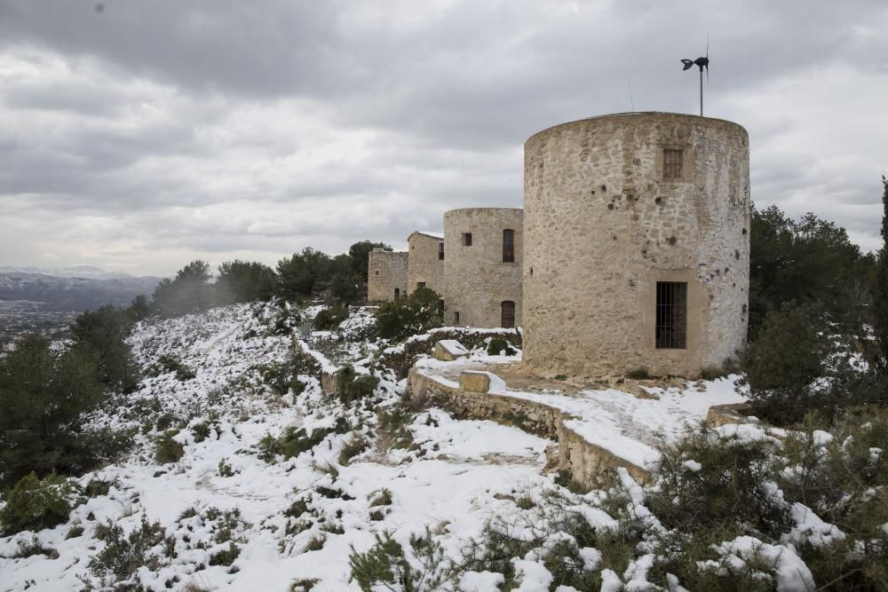 Nieva en Dénia