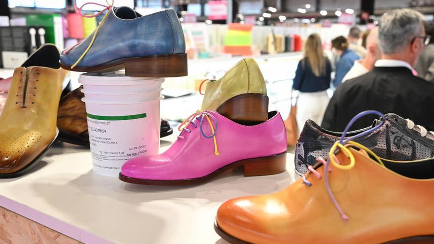 La feria de calzado Futurmoda, uno de los sectores que más acusan la incertidumbre internacional.