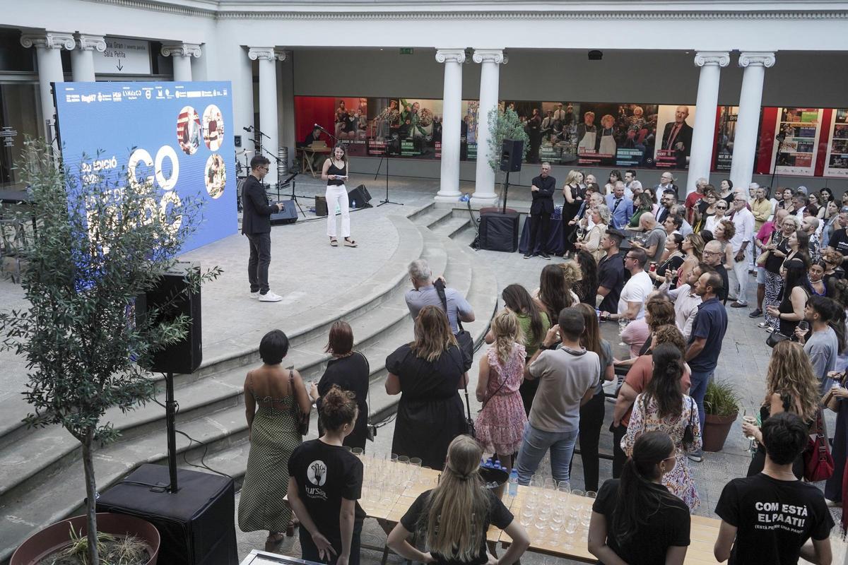 Celebració de la Nit del Comerç de l'any passat al pati del Kursaal