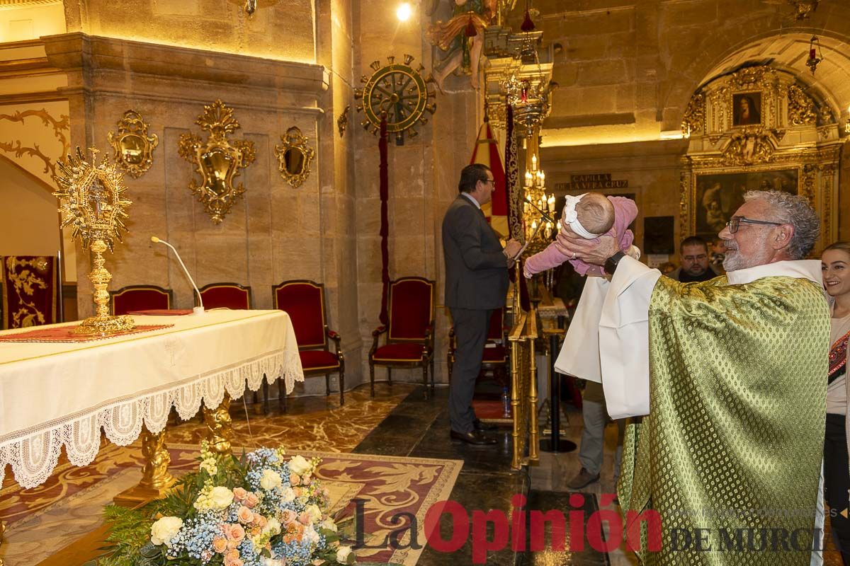 Presentación a la Vera Cruz de Caravaca de los niños nacidos en 2023