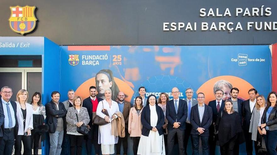 Esmorzar de treball de la Fundació Barça i la del Convent de Santa Clara