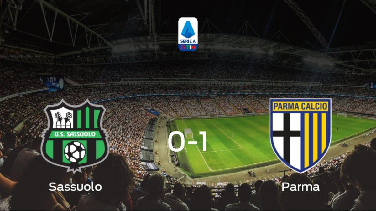 El Parma vence 0-1 en el feudo del Sassuolo