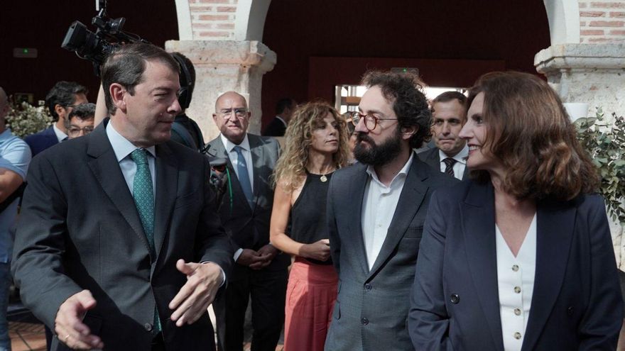 El presidente de la Junta, Alfonso Fernández Mañueco, en un acto en Valladolid. | Ruben Cacho - Ical