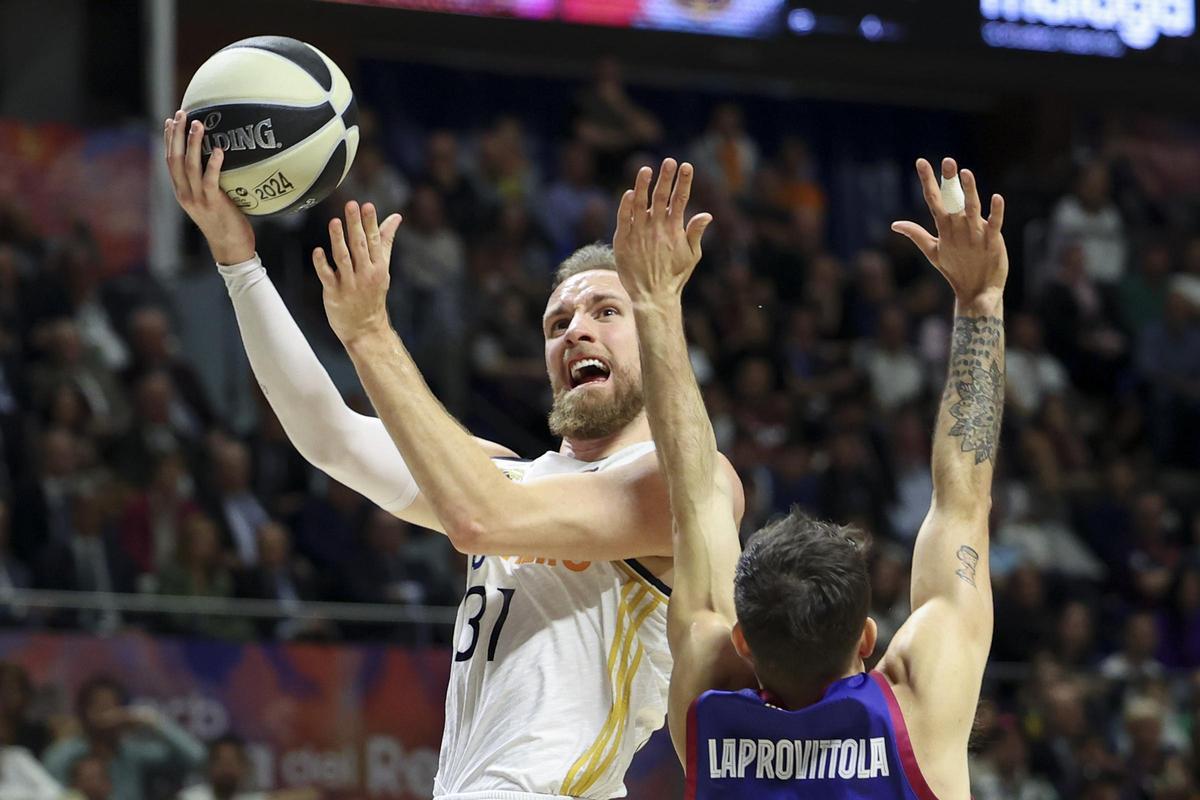 Final de la Copa del Rey 2024 de baloncesto, Real Madrid - FC Barcelona, en imágenes Final de la Copa del Rey 2024 de baloncesto, Real Madrid - FC Barcelona, en imágenes