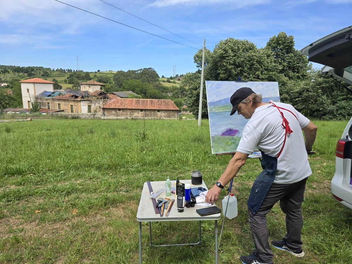 EN IMÁGENES: Así fue el XX Certámen de Pintura de Corvera, con participantes de alrededor de España