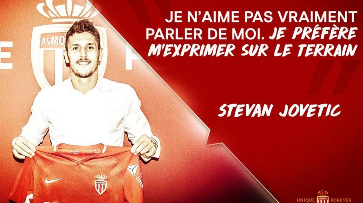 El Mónaco anunció el fichaje de Jovetic