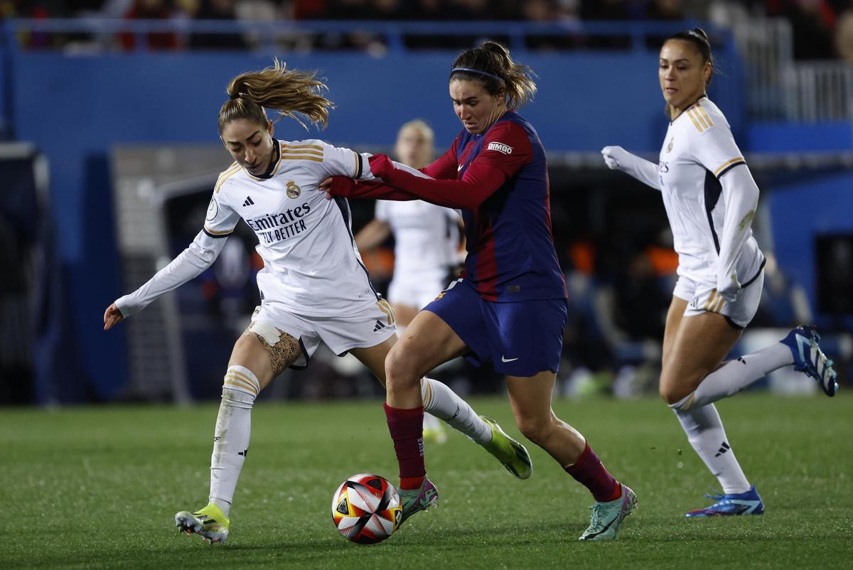 Supercopa de España Femenina. Semifinal FC Barcelona - Real Madrid, en imágenes