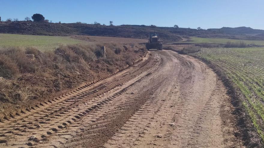 El Paraje de La Val de Bailo presentaba un firme irregular y carecía en algunos tramos del ancho suficiente. | SERVICIO ESPECIAL
