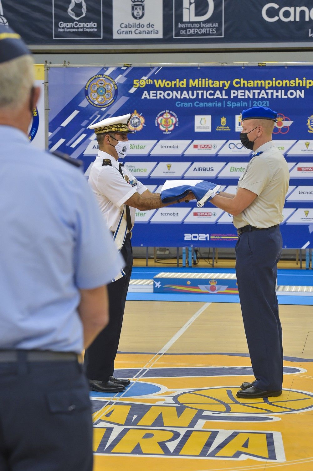 Ceremonia de clausura del Mundial de pentathlon aeronáutico