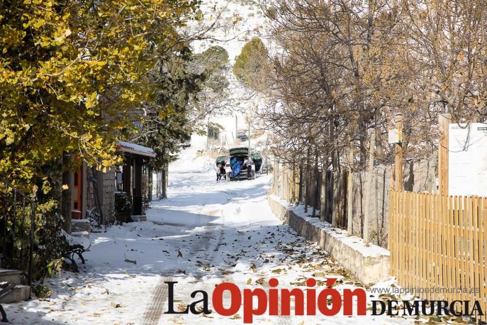 La nieve llega a las pedanías de la comarca del No