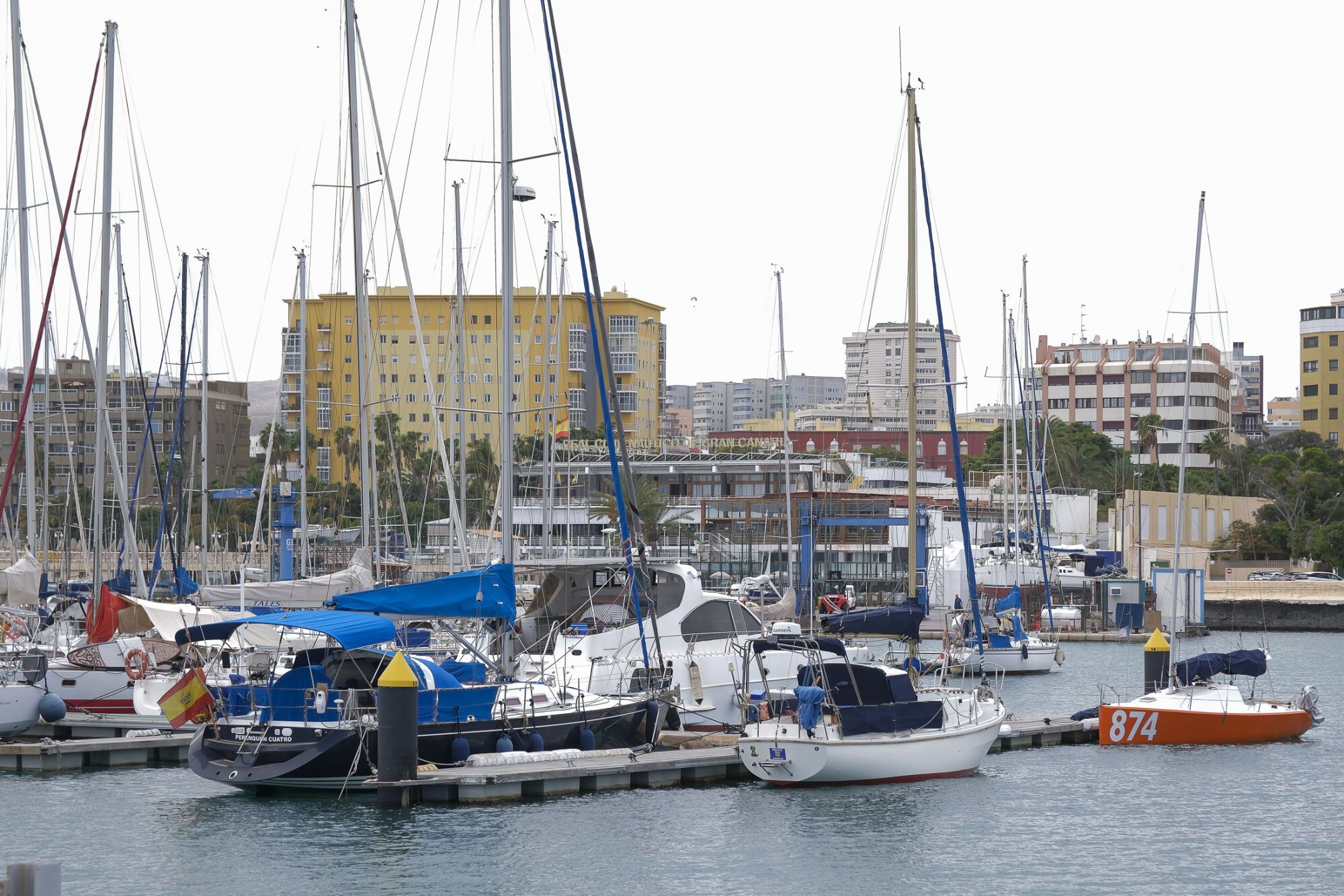 Vistas del Real Club Náutico de Gran Canaria