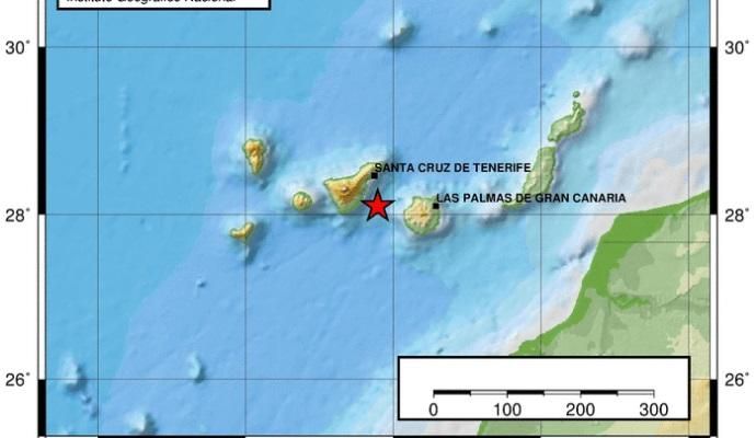 Terremotos en aguas canarias