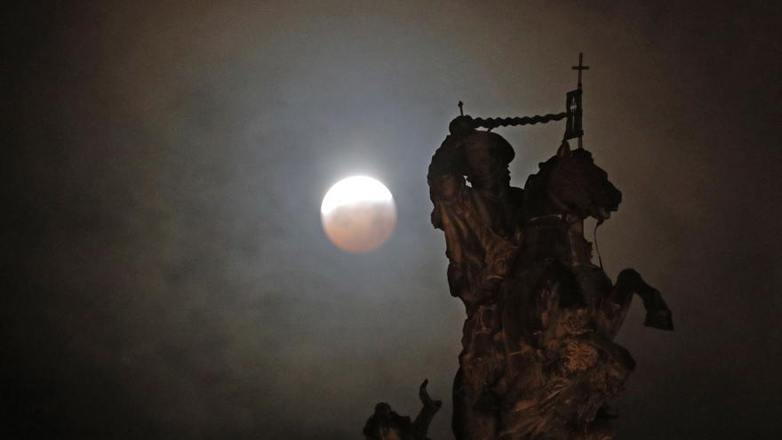 Galicia verá la Luna de sangre la próxima semana