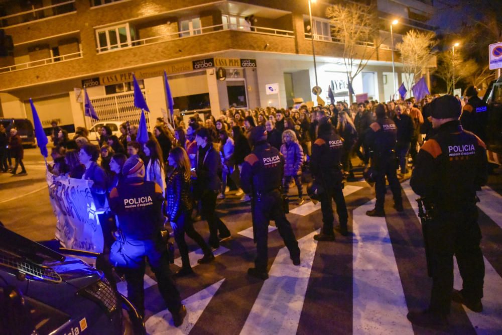 Manifestació feminista del 8M a Manresa