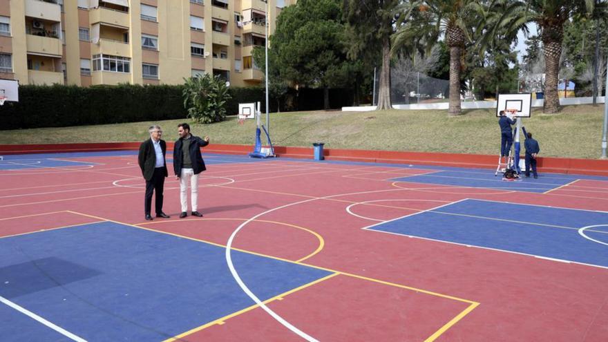 Pistas del polideportivo en el que se han ejecutado las mejoras