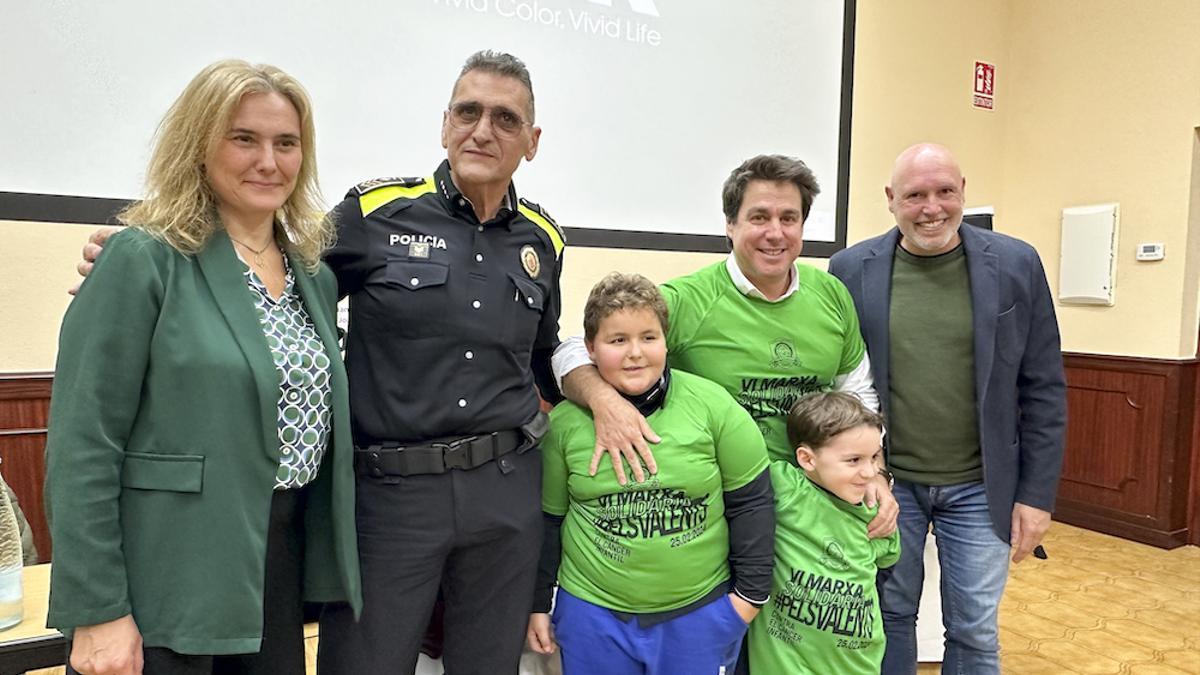 Un moment de la presentació de la &quot;Marxa Pels Valents&quot; a Caldes de Malavella