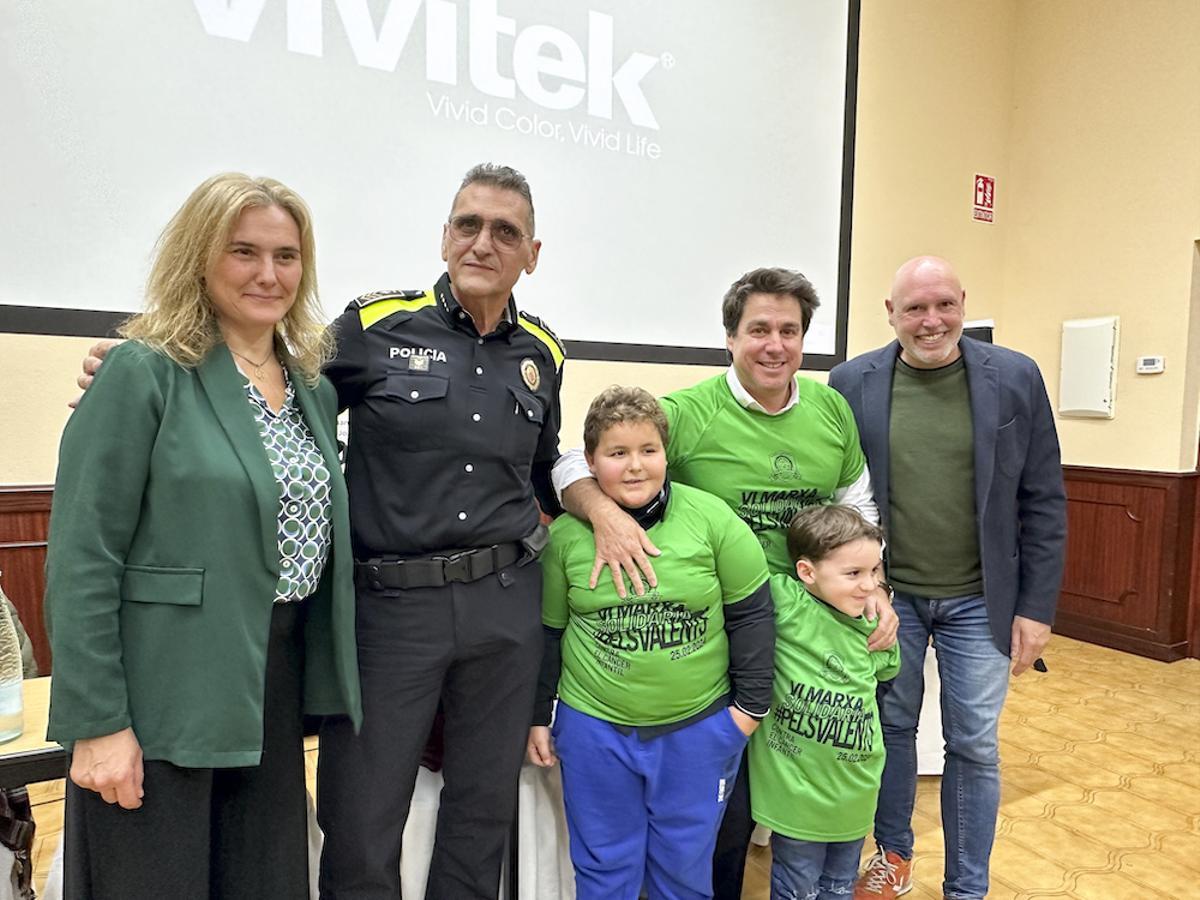 Un moment de la presentació de la "Marxa Pels Valents" a Caldes de Malavella