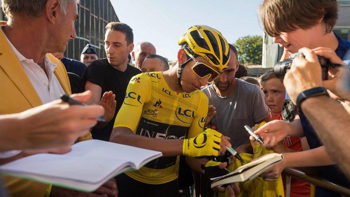 Egan Bernal, ganador del Tour en 2019