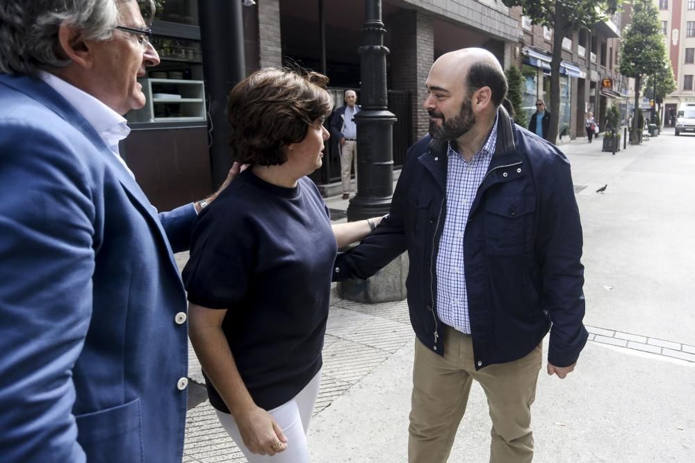 Acto de Soraya Sáenz de Santamaría en Oviedo.