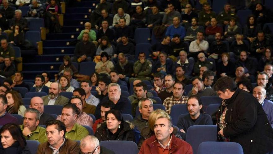 La directora xeral de Gandaría, ayer, durante la apertura de la jornada. //Bernabé/Javier Lalín