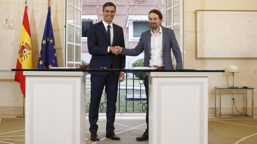 Acuerdo entre el Gobierno y Podemos para aprobar los Presupuestos de 2019