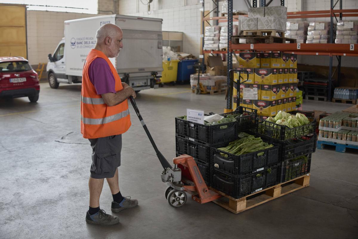 Les imatges del Banc d'Aliments de Girona