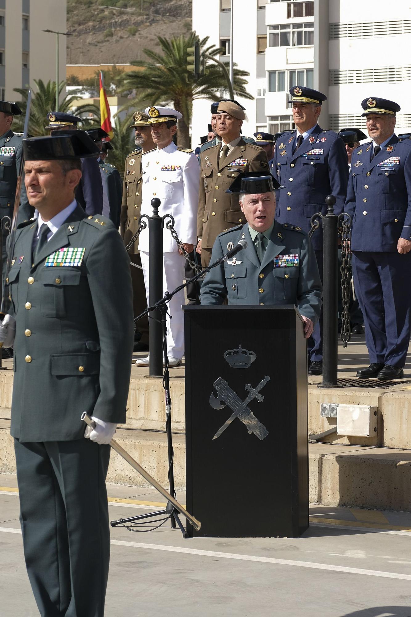 Toma de posesión del coronel jefe de la Comandancia de Guardia Civil