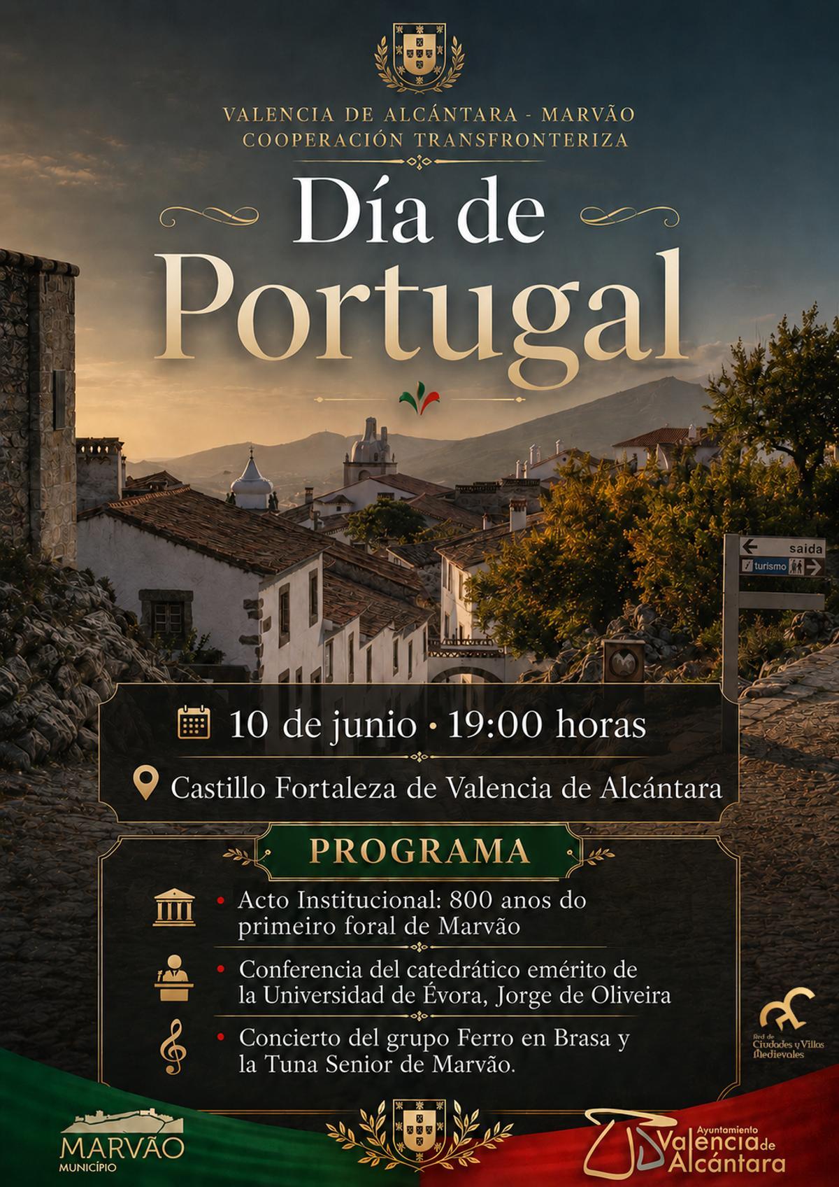 Cartel del Día de Portugal.