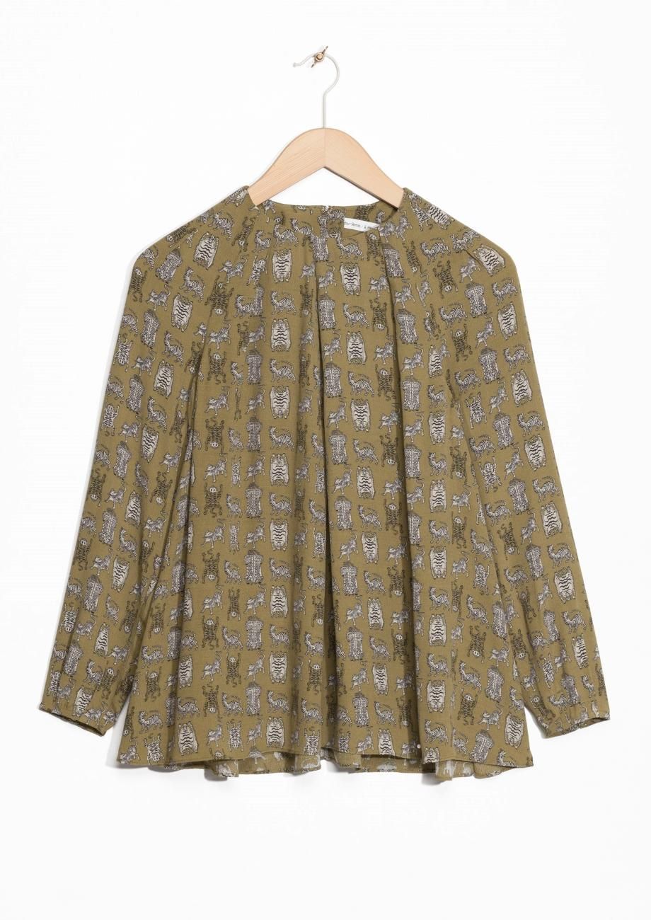 Blusa estampada de & Other Stories (28€)