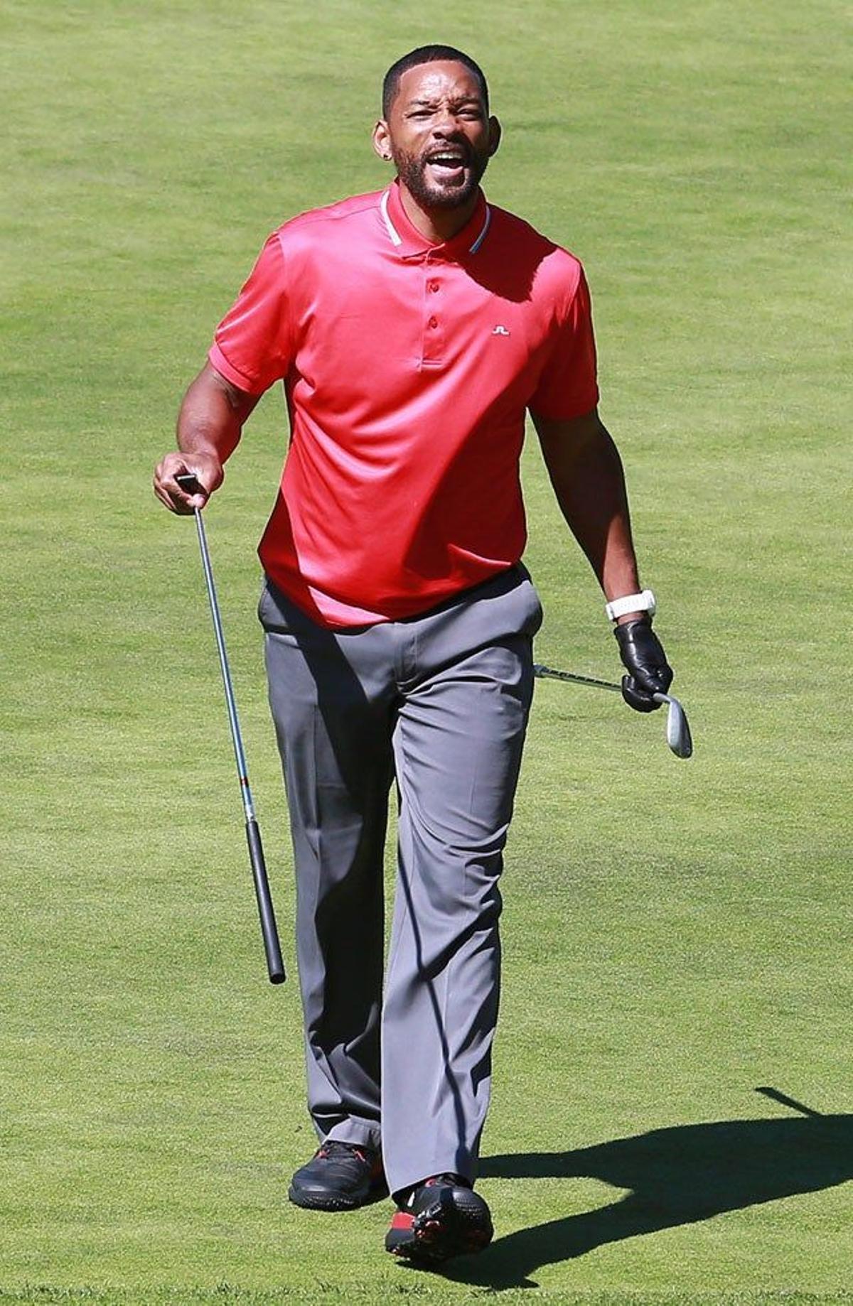 Will Smith en el campo de golf