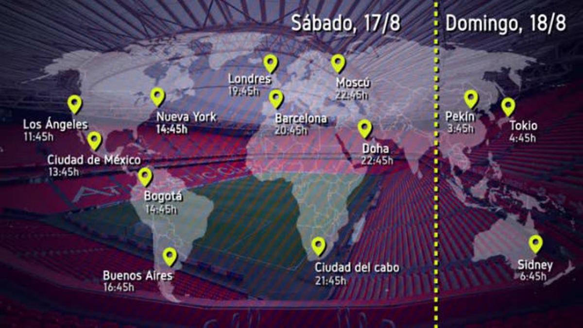Este es el horario del Athletic-Barça de la primera jornada de LaLiga