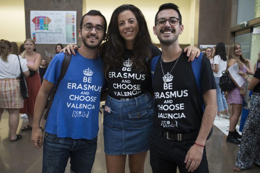 La Universitat de Valencia da la bienvenida a los Erasmus y estudiantes internacionales