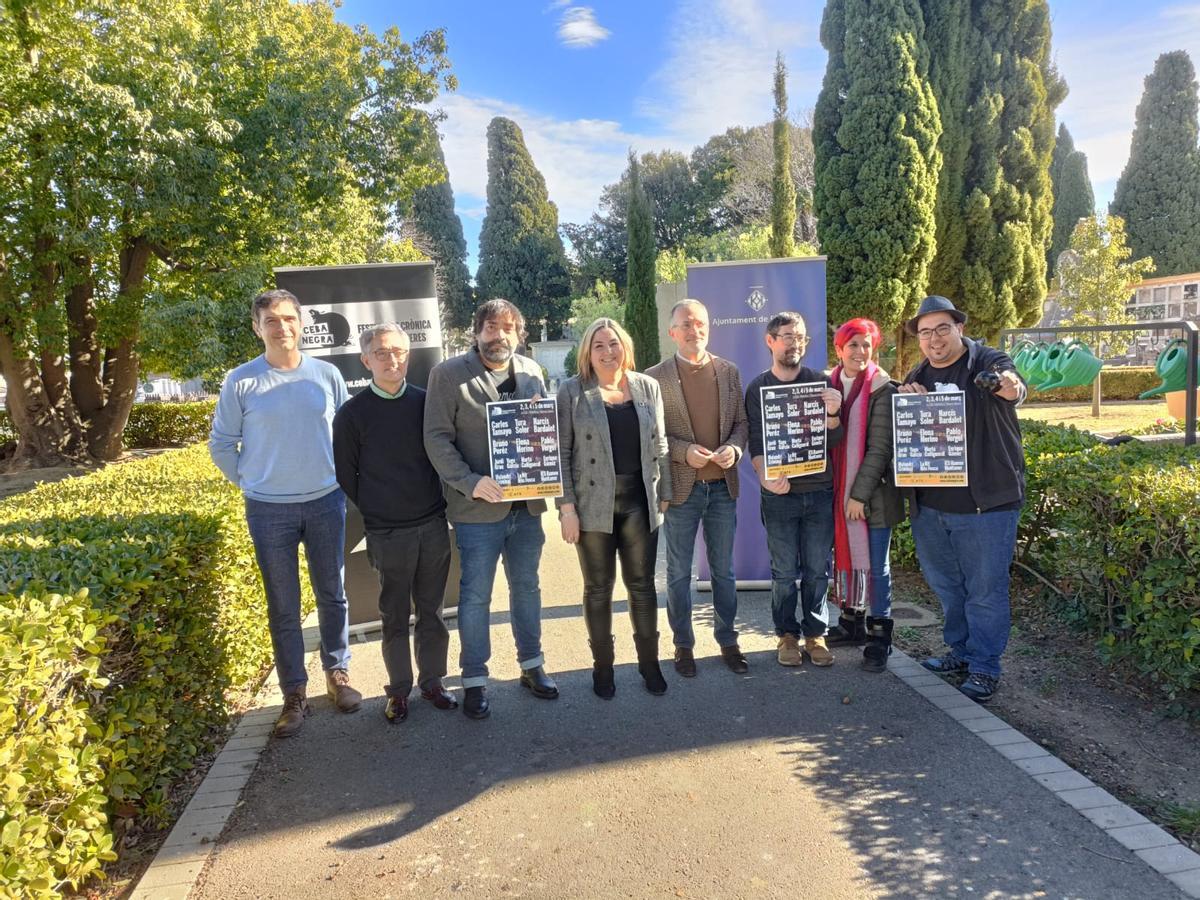 La presentació del festival Ceba Negra de Figueres, dedicat a la crònica negra.