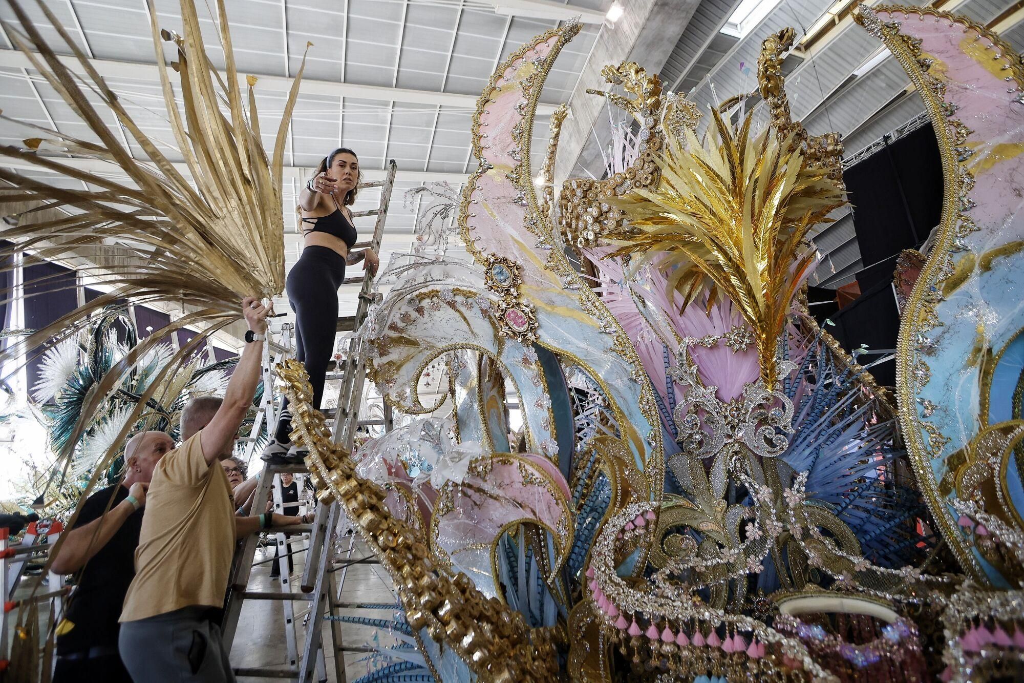 Backstage de la Gala de la Reina de Santa Cruz de Tenerife