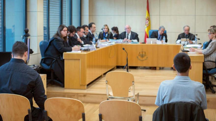 Un momento del juicio a los miembros de Resistencia.