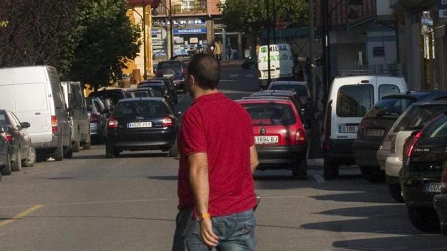 Calle Pablo Iglesias de Piedras Blancas.