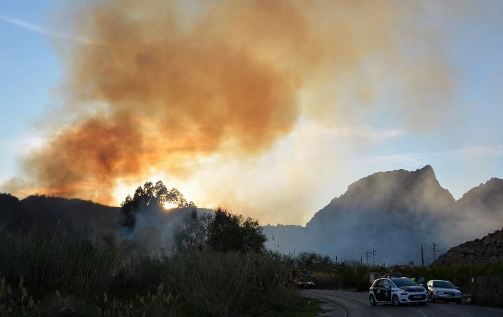 Un incendio en El Menjú devora parte de la vegetación del paraje