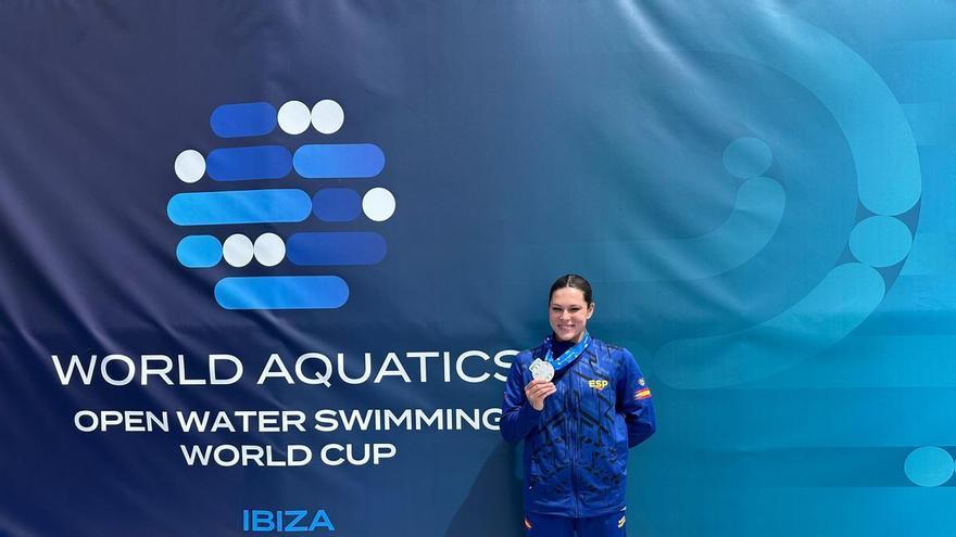 Ángela Martínez, plata en Ibiza, confirma su liderato en la Copa del Mundo