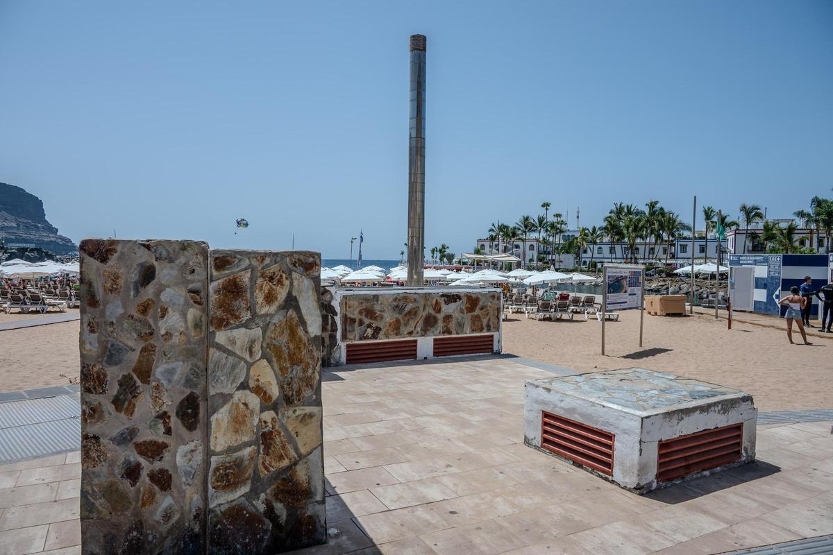 Imagen de la estación de bombeo de Mogán.
