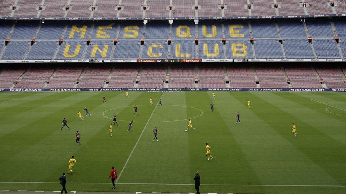 El Barça - Las Palmas del 1 de octubre de 2017 se jugó en un ambiente desangelado