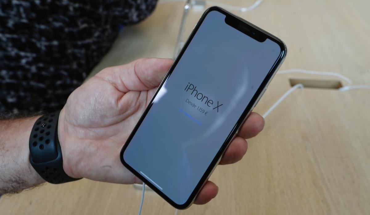 Un iPhone X.