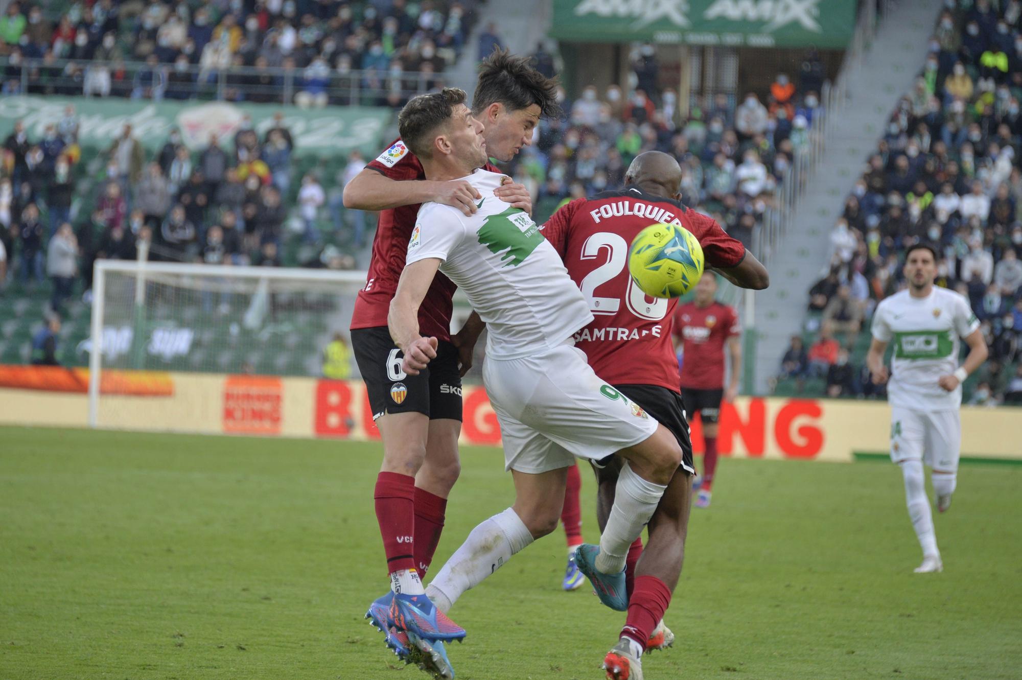 Las  imagenes del Elche:0 Valencia :1