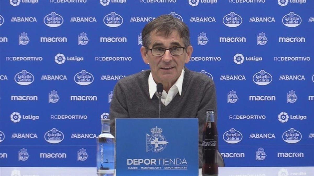 Fernando Vázquez, técnico del Deportivo